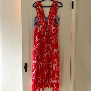 Tanya Taylor floral dress.